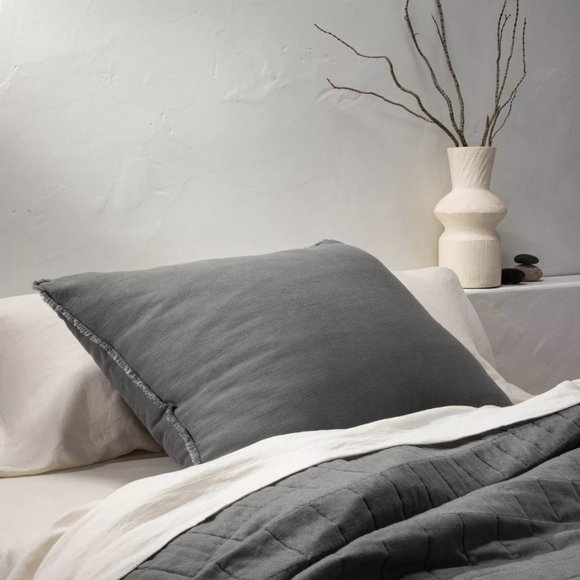 Other - Casaluna King Euro Heavyweight Linen Throw Pillow